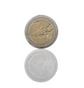 2 Euro Coin Reverse with reflection Royalty Free Stock Photo