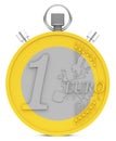 The euro coin stopwatch
