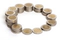 Euro coins Royalty Free Stock Photo