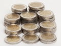 Euro coins Royalty Free Stock Photo