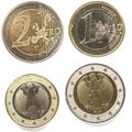 Euro coins Royalty Free Stock Photo