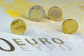 Euro coins Royalty Free Stock Photo