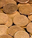 Euro coins Royalty Free Stock Photo