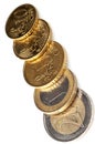 Euro coins Royalty Free Stock Photo