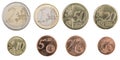 Euro Coins Royalty Free Stock Photo