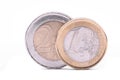 Euro coins Royalty Free Stock Photo