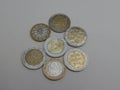 Euro coins Royalty Free Stock Photo