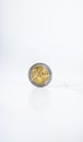 Euro coins, European Union currency Royalty Free Stock Photo