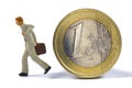 Euro crisis Royalty Free Stock Photo