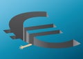 Euro crisis Royalty Free Stock Photo