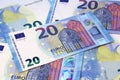 Euro currency banknotes new design