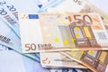 Euro currency/money background/euro exchange