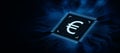 Euro Currency Money Symbol Icon Sign. Business Finance Concept Royalty Free Stock Photo