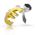 Euro currency sign Royalty Free Stock Photo