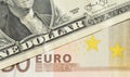 Euro dollar rate concept. Eur usd forecast photo. Eur usd exchange rate concept