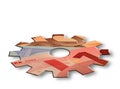 Euro economy cogwheel