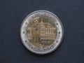 2 Euro (EUR) coin, currency of European Union (EU)