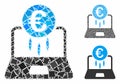 Euro financial startup Composition Icon of Raggy Parts