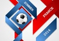 Euro Football Championship in France corporate design