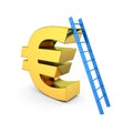 Euro growth Royalty Free Stock Photo