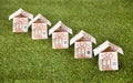 Euro Houses On Grassy Land Royalty Free Stock Photo