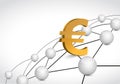 euro link network connections Royalty Free Stock Photo