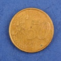 Euro metal coin