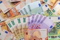 Euro money background Royalty Free Stock Photo