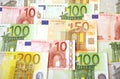 Euro money backround