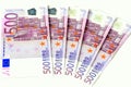 500 euro money Royalty Free Stock Photo