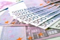 500 Euro money banknotes Royalty Free Stock Photo