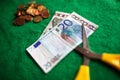 Euro money budget cuts