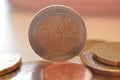 Euro money metal coin economy finance