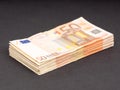 Euro money stash Royalty Free Stock Photo