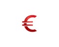 Euro money symbol illustration