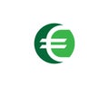 Euro money symbol illustration