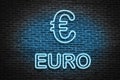 Euro neon sign