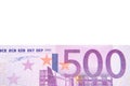 500 euro note detail background Royalty Free Stock Photo