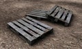 Euro pallets Royalty Free Stock Photo