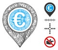 Euro Pointer Web Vector Mesh Illustration