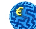 Euro puzzle Royalty Free Stock Photo