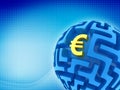 Euro puzzle Royalty Free Stock Photo