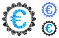 Euro Quality Composition Icon of Circles