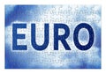 The Euro reconstruction - concept image in puzzle shape Royalty Free Stock Photo