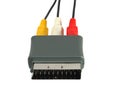 EURO scart adapter Royalty Free Stock Photo