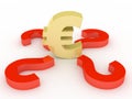 Euro sign Royalty Free Stock Photo