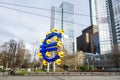 Euro Sign. European Central Bank (ECB) is the central bank for t