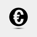 Euro sign icon. Euro currency symbol. Money label. Royalty Free Stock Photo