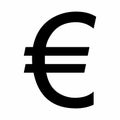 Euro sign illustration Royalty Free Stock Photo