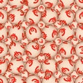 Euro sign, seamless texture